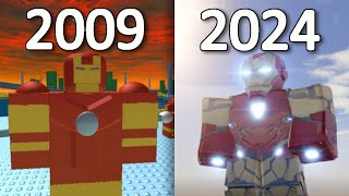 ROBLOX IronMan Games Throughout the Years [upl. by Wimsatt]