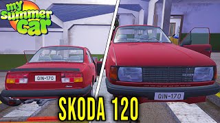 SKODA 120  NEW CAR  My Summer Car 332  Radex [upl. by Elmajian]