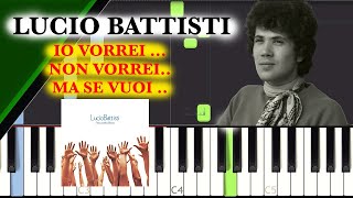 Lucio battisti  Io VorreiNon VorreiMa Se Vuoi TUTORIAL SYNTHESIA [upl. by Ssegrub]