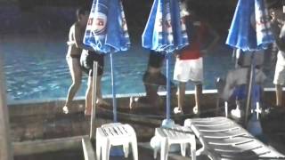 2016  POOL POP  POOL PARTY bagno in piscina vestite [upl. by Ecirtemed]