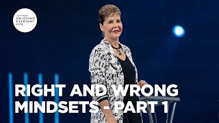 Right and Wrong Mindsets  Part 1  Joyce Meyer  Enjoying Everyday Life Teaching [upl. by Jackie783]