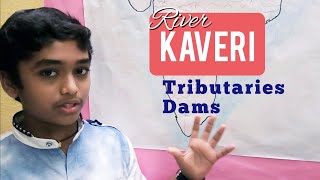 River Kaveri  Tributaries  Dams  Projects  Rivers in India  for all Competitive Exams [upl. by Irdua]