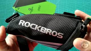 ROCKBROS Mini Saddle Bag C28BK [upl. by Meikah]