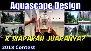 Aquascape 30cm amp 90cm Terbaik dari Indoscapers Race 2018 [upl. by Barbaraanne]