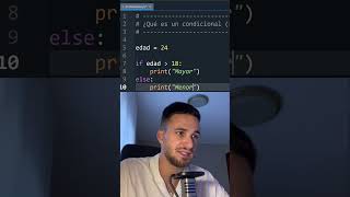 CONDICIONALES en Python IF ELSE 📝🐍 python [upl. by Clarissa]