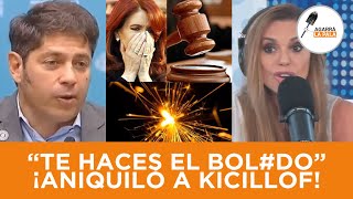 KICILLOF QUISO DEFENDER A LA CONDENADA KRETINA Y GUADA VÁZQUEZ LO ANIQUILÓ “¡TE HACES EL BOLDO [upl. by Selimah160]