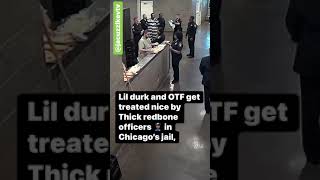 Chicago Female jail officers with BBL’s welcome OTF and LiL Durkfans of OTFlildurkkingvon [upl. by Llerrud]