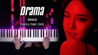 aespa  Drama  Piano Cover by Pianella Piano [upl. by Enyawad]