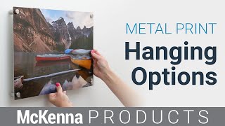 McKennas Metal Print Hanging Options [upl. by Aleemaj481]