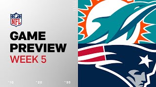 Miami Dolphins vs New England Patriots  2024 Week 5 Game Preview [upl. by Anastasius]