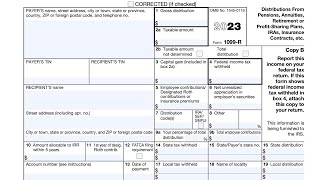 IRS Form 1099R walkthrough Distributions from Pensions Retirement Accounts Annuities etc [upl. by Eveneg]