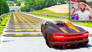 ACCIDENTES DE COCHES vs 1000 BADENES 😱  BeamNG Drive [upl. by Clementas]