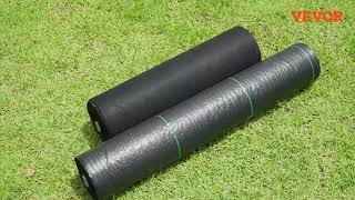 VEVOR Weed Barrier Landscape Fabric  Say Goodbye to Weeds amp Save Soil Easy Install [upl. by Yrebmik]