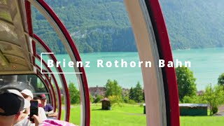 Brienz Rothorn train ride Switzerland  July 24  4K [upl. by Vigen800]