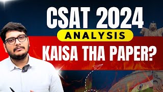 UPSC CSAT 2024 Paper Analysis by Aayush Gupta ias ips csat averages upsc [upl. by Nels512]