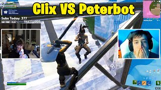 Clix VS Peterbot 2v2 TOXIC Fights w ZaynSzn amp Khanada [upl. by Karisa]