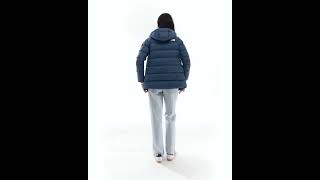 THE NORTH FACE Hyalite Down Parka Hooded Shiny Blue Women  Asos [upl. by Waylin]