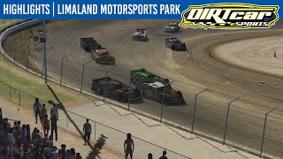 DIRTcar eSports Late Models Limaland Motorsports Park January 5 2022  HIGHLIGHTS [upl. by Euqinimod770]