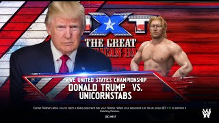 IRONMAN US TITLE MATCH UNICORNSTABS vs DONALD TRUMP [upl. by Nylinnej655]