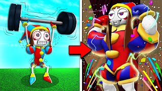 Upgrading POMNI To STRONGEST EVER Roblox [upl. by Atsylak]