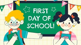 First Day of School  Morning Routines for Kids Songs 🍎 [upl. by Ardnot]