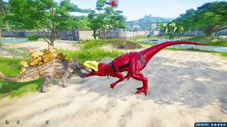 Indoraptor Hunting Battle T Rex Giant Evolution Spinosaurus King Monster in Jurassic World Dominion [upl. by Renado167]