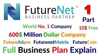 Futurenetclub Futurenet Matrix FutureAdpro FuturoCoin Full Business Plan Presentation Hindi 2018 [upl. by Dranel]