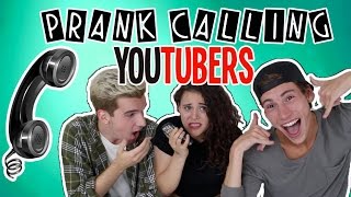 PRANK CALLING YOUTUBERS W JACK amp DREW  Pranks [upl. by Conners]