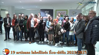 Reportage MégaInfos Régivision 19 artisans labellisés Écodéfis 20232025 par la CAVF [upl. by Neddra391]