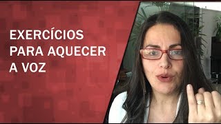 Aquecimento vocal  Exercícios para aquecer a voz  SOLTAR A VOZ [upl. by Shuler727]