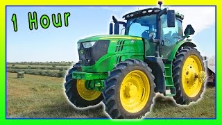 Tractors for Children – 1 hour of Machines for Kids Collection [upl. by Yeoj88]