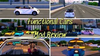 Functional Cars Mod Review  The Sims 4  sims4 thesims4 sims4mods [upl. by Ot363]