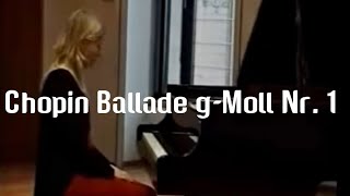 Frederic Chopin  Ballade No 1 gMinor op 23 gMoll Klavier AnnHelena Schlüter [upl. by Hurff]