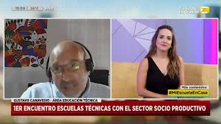 1er encuentro Escuelas Técnicas con el sector Socioproductivo en Hoy Nos Toca [upl. by Nicola]