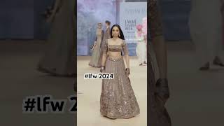 Bollywood show time lfw 2024 wedding season fashion shortvideo music rampwalk [upl. by Estes635]