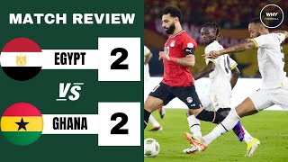 EGYPT 22 GHANA REVIEW  KUDUS GREAT GOALS  AFCON [upl. by Yznel]