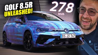 FULL SEND NEW VW Golf 85 R Autobahn Drift amp Track [upl. by Leis]