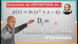 LOGARITHME et ENSEMBLE de DÉFINITION Df   Exercice Corrigé  Terminale [upl. by Ssej]