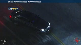 CHASE Speeding MercedesBenz driver leads authorities on pursuit in LA OC [upl. by Nolyag]