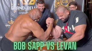 Bob Sapp VS Levan Saginashvili Armwrestling [upl. by Matt]