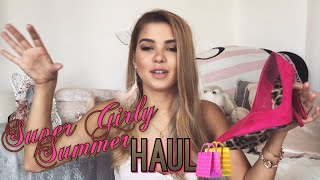 Нови придобивки за лятото и първи впечатления  Super Girly Summer Haul [upl. by Swanhilda]