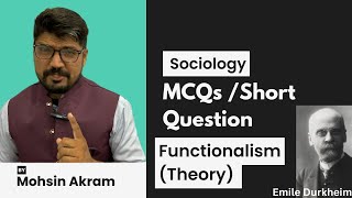 Sociological Theories  Functionalism by Emile Durkheim [upl. by Ahsyla82]