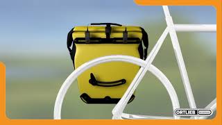 Ortlieb QL1 bicycle bag mounting system overview [upl. by Goeger]