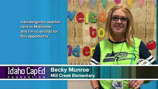 Becky Munroe Idaho CapEd Foundation Grant Recipient [upl. by Erie203]