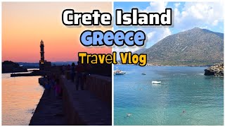 Exploring Crete Island Travel Vlog From Greeces Greek Islands Heraklion Beaches  crete greece [upl. by Knipe]