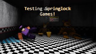 Testing Springlock Games [upl. by Giltzow]