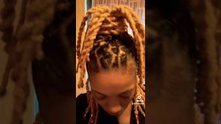 Half up Half down Locs shortvideo newvideo likeandsubscribe [upl. by Edivad]