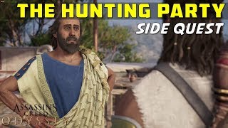 The Hunting Party Boeotia  Find and Bring the Hunter to Hippokrates  ASSASSINS CREED ODYSSEY [upl. by Brodie387]