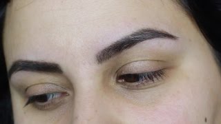 EYEBROW TUTORIAL  How To Tint Your Eyebrows [upl. by Aiceled]