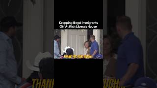 DROPPING ILLEGAL IMMIGRANTS OFF AT RICH LIBERALS HOUSE 🤬 [upl. by Eivla]